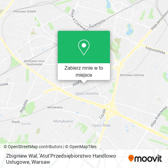 Mapa Zbigniew Wal, 'Atut'Przedsiębiorstwo Handlowo Usługowe