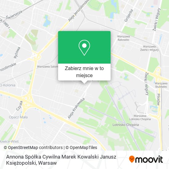 Mapa Annona Spółka Cywilna Marek Kowalski Janusz Księżopolski