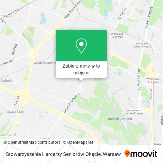 Mapa Stowarzyszenie Harcerzy Seniorów Okęcie