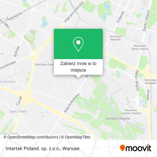 Mapa Intertek Poland. sp. z o.o.