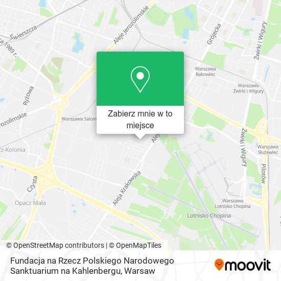 Mapa Fundacja na Rzecz Polskiego Narodowego Sanktuarium na Kahlenbergu