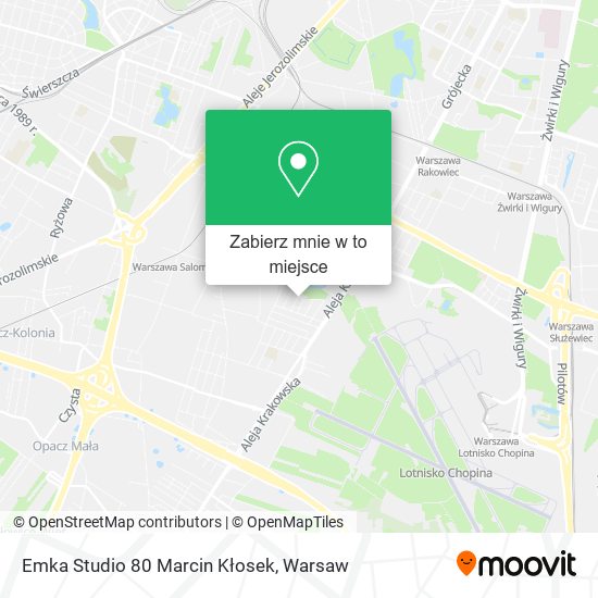 Mapa Emka Studio 80 Marcin Kłosek