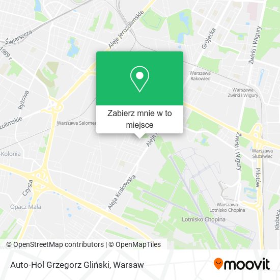 Mapa Auto-Hol Grzegorz Gliński