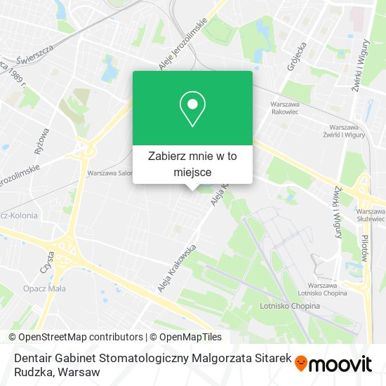 Mapa Dentair Gabinet Stomatologiczny Malgorzata Sitarek Rudzka