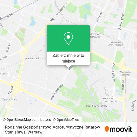 Mapa Rodzinne Gospodarstwo Agroturystyczne Ratarów Stanisława