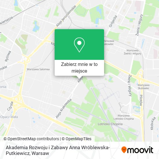 Mapa Akademia Rozwoju i Zabawy Anna Wróblewska-Putkiewicz