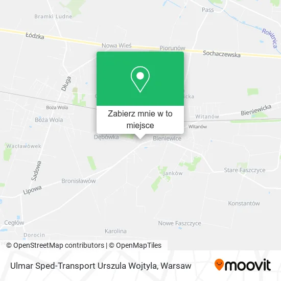 Mapa Ulmar Sped-Transport Urszula Wojtyla