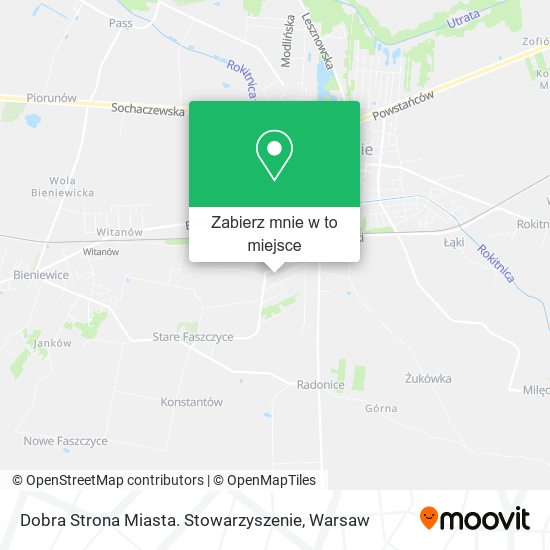 Mapa Dobra Strona Miasta. Stowarzyszenie