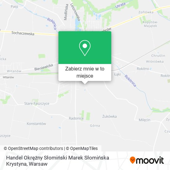 Mapa Handel Okrężny Słomiński Marek Słomińska Krystyna