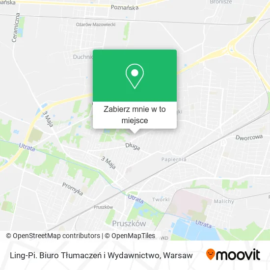 Mapa Ling-Pi. Biuro Tłumaczeń i Wydawnictwo