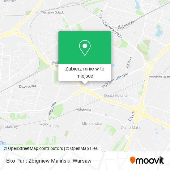 Mapa Eko Park Zbigniew Maliński