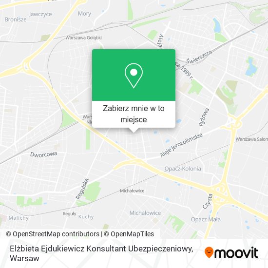 Mapa Elżbieta Ejdukiewicz Konsultant Ubezpieczeniowy