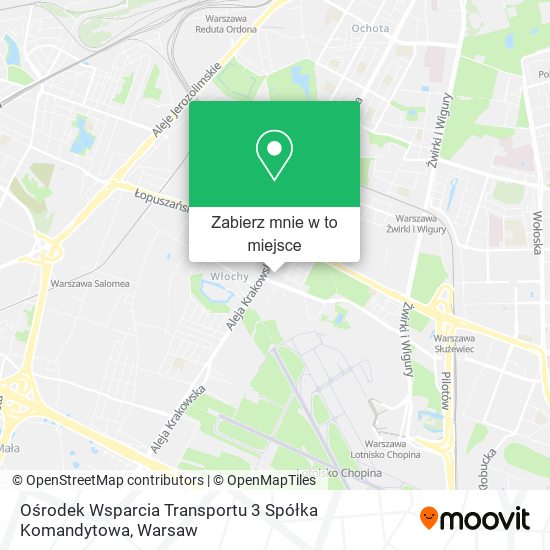 Mapa Ośrodek Wsparcia Transportu 3 Spółka Komandytowa