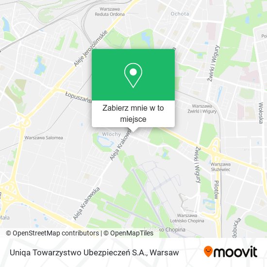 Mapa Uniqa Towarzystwo Ubezpieczeń S.A.