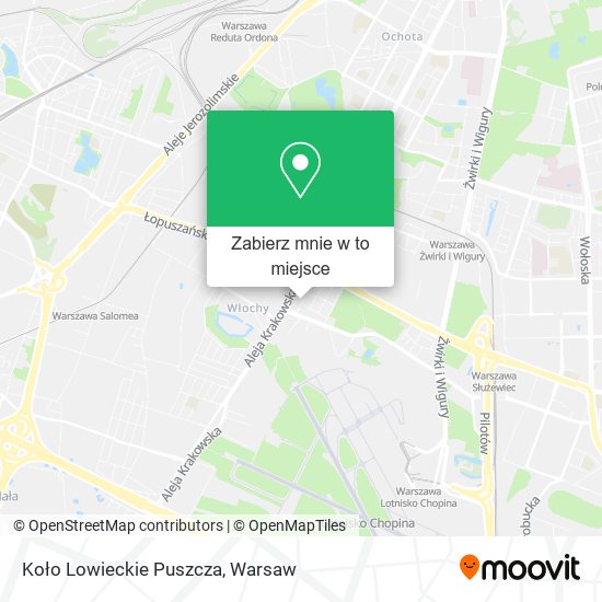 Mapa Koło Lowieckie Puszcza