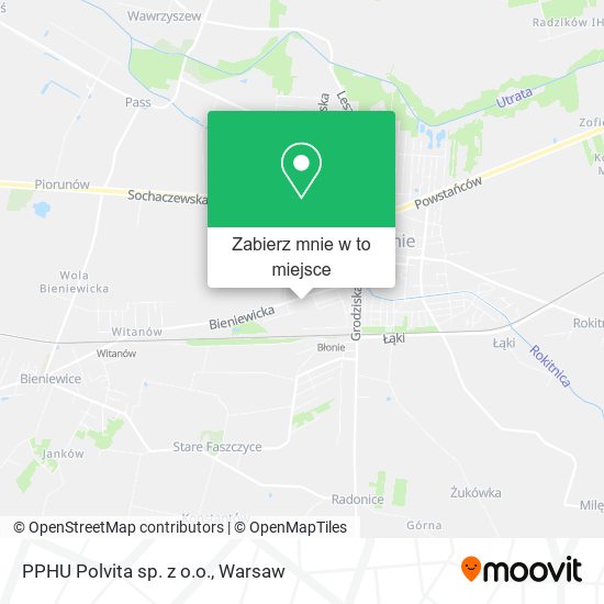 Mapa PPHU Polvita sp. z o.o.