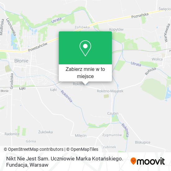 Mapa Nikt Nie Jest Sam. Uczniowie Marka Kotańskiego. Fundacja