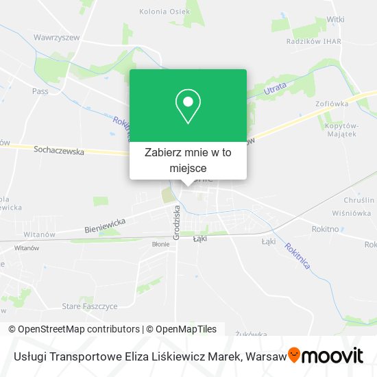 Mapa Usługi Transportowe Eliza Liśkiewicz Marek