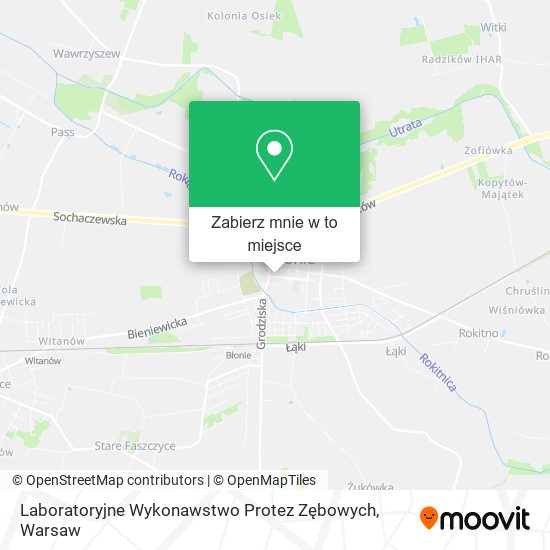 Mapa Laboratoryjne Wykonawstwo Protez Zębowych