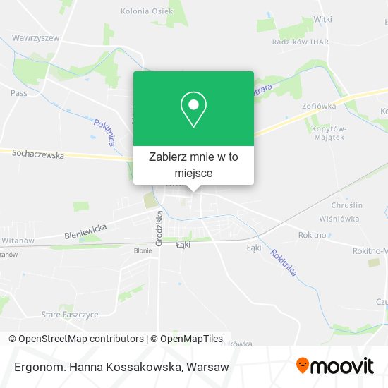 Mapa Ergonom. Hanna Kossakowska