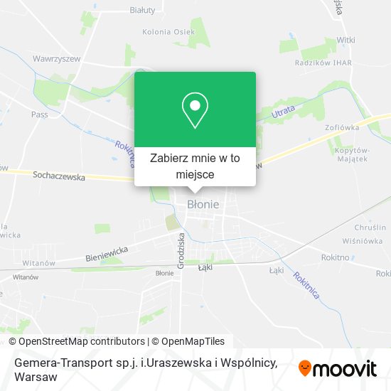 Mapa Gemera-Transport sp.j. i.Uraszewska i Wspólnicy