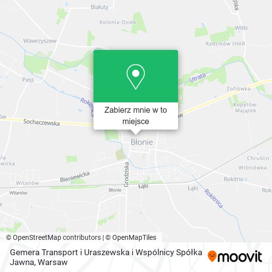 Mapa Gemera Transport i Uraszewska i Wspólnicy Spółka Jawna