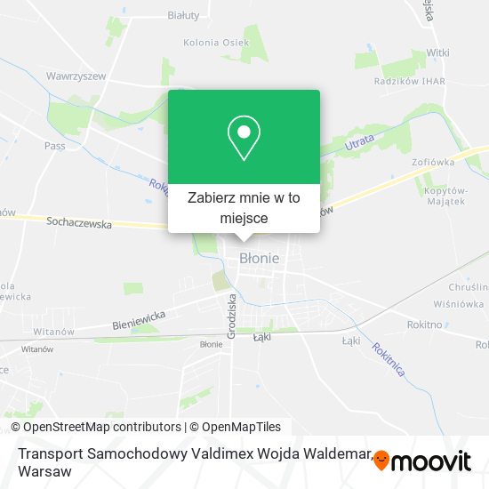 Mapa Transport Samochodowy Valdimex Wojda Waldemar