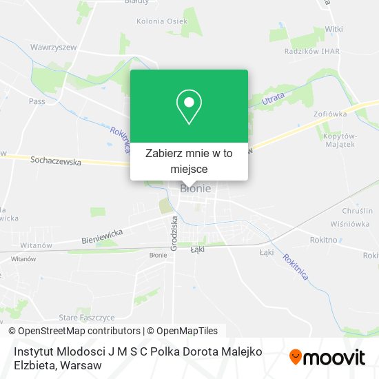 Mapa Instytut Mlodosci J M S C Polka Dorota Malejko Elzbieta