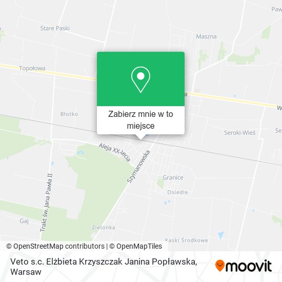 Mapa Veto s.c. Elżbieta Krzyszczak Janina Popławska