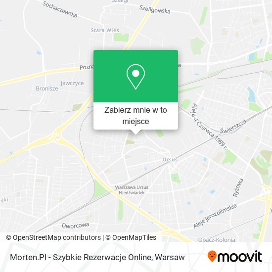 Mapa Morten.Pl - Szybkie Rezerwacje Online