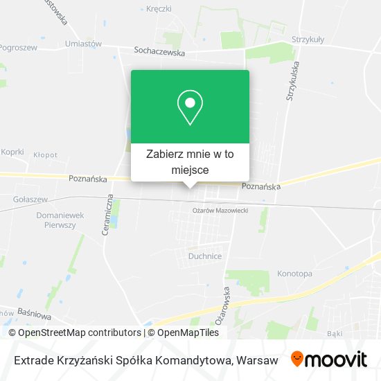 Mapa Extrade Krzyżański Spółka Komandytowa