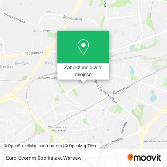 Mapa Euro-Ecomm Spolka z o