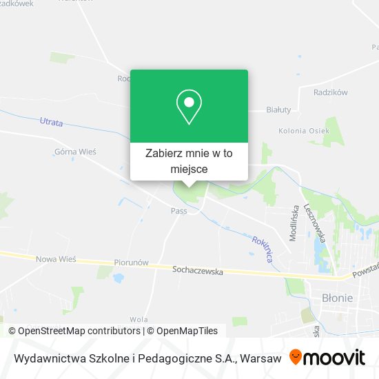 Mapa Wydawnictwa Szkolne i Pedagogiczne S.A.