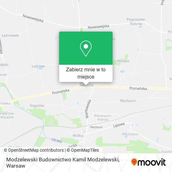 Mapa Modzelewski Budownictwo Kamil Modzelewski