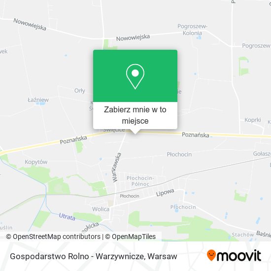 Mapa Gospodarstwo Rolno - Warzywnicze