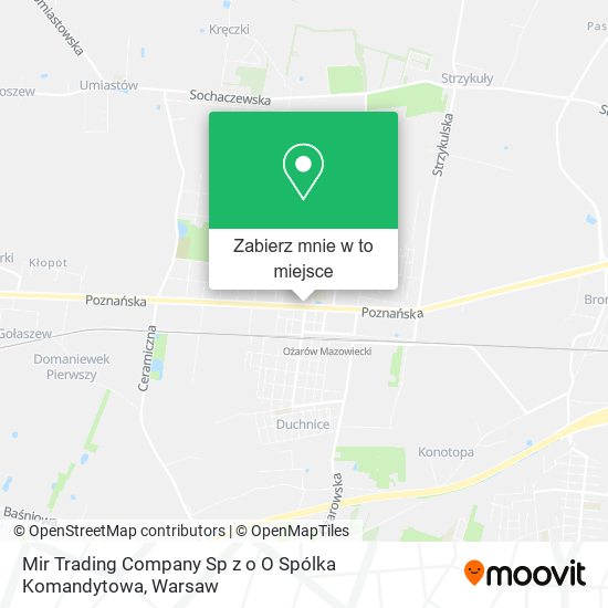 Mapa Mir Trading Company Sp z o O Spólka Komandytowa