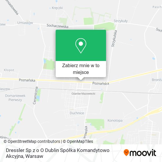 Mapa Dressler Sp z o O Dublin Spółka Komandytowo Akcyjna