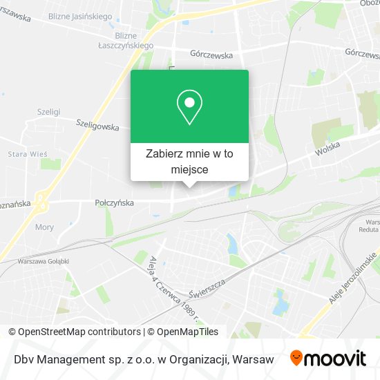 Mapa Dbv Management sp. z o.o. w Organizacji