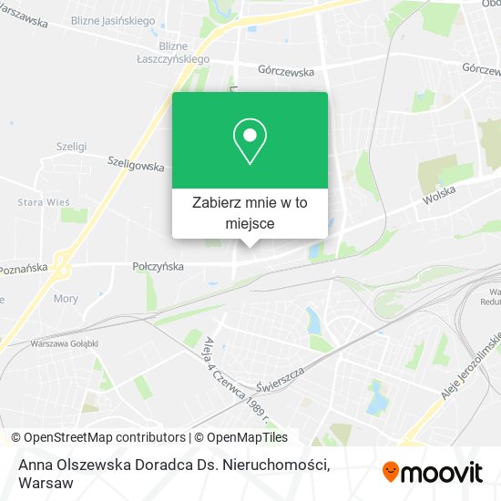 Mapa Anna Olszewska Doradca Ds. Nieruchomości