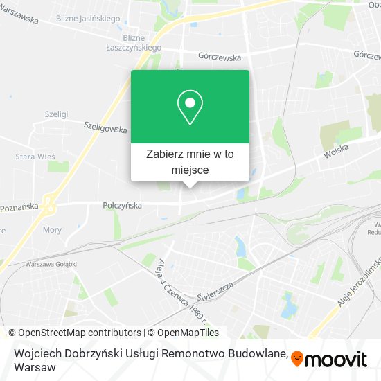 Mapa Wojciech Dobrzyński Usługi Remonotwo Budowlane