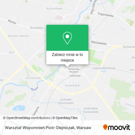 Mapa Warsztat Wspomnień Piotr Olejniczak