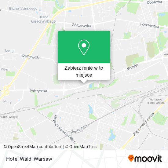 Mapa Hotel Wald