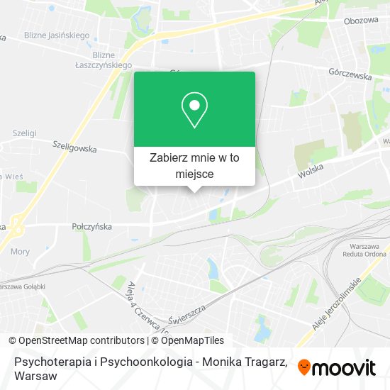 Mapa Psychoterapia i Psychoonkologia - Monika Tragarz