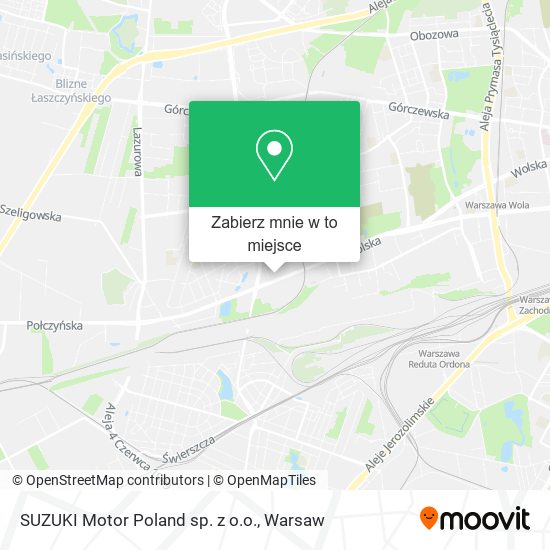 Mapa SUZUKI Motor Poland sp. z o.o.