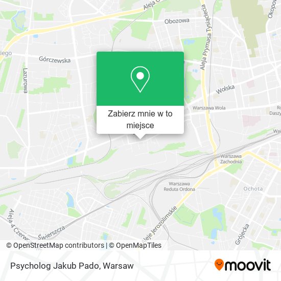 Mapa Psycholog Jakub Pado