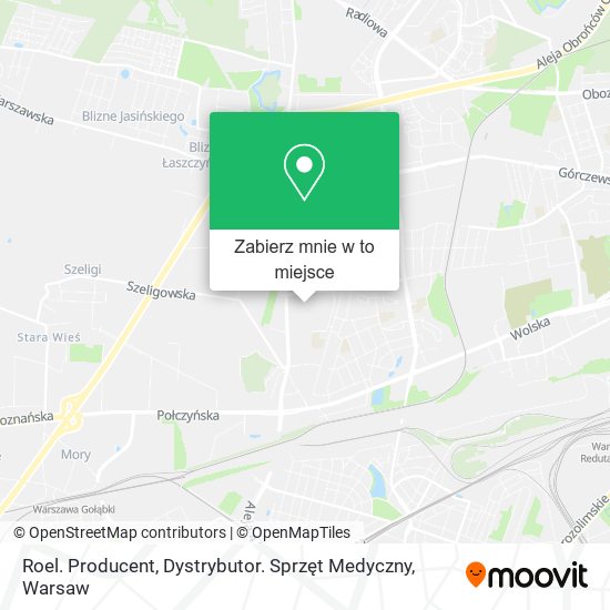 Mapa Roel. Producent, Dystrybutor. Sprzęt Medyczny