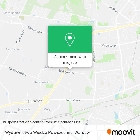 Mapa Wydawnictwo Wiedza Powszechna