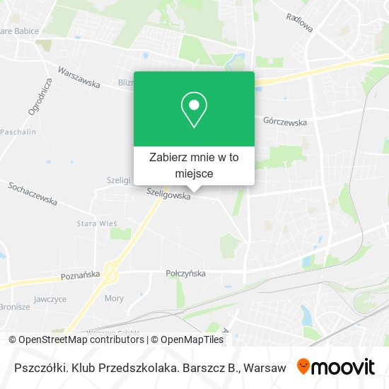 Mapa Pszczółki. Klub Przedszkolaka. Barszcz B.