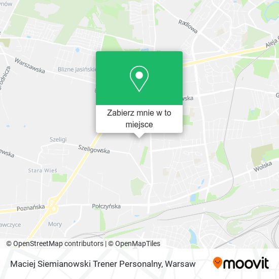 Mapa Maciej Siemianowski Trener Personalny