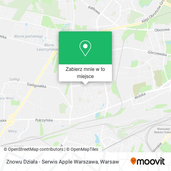 Mapa Znowu Działa - Serwis Apple Warszawa